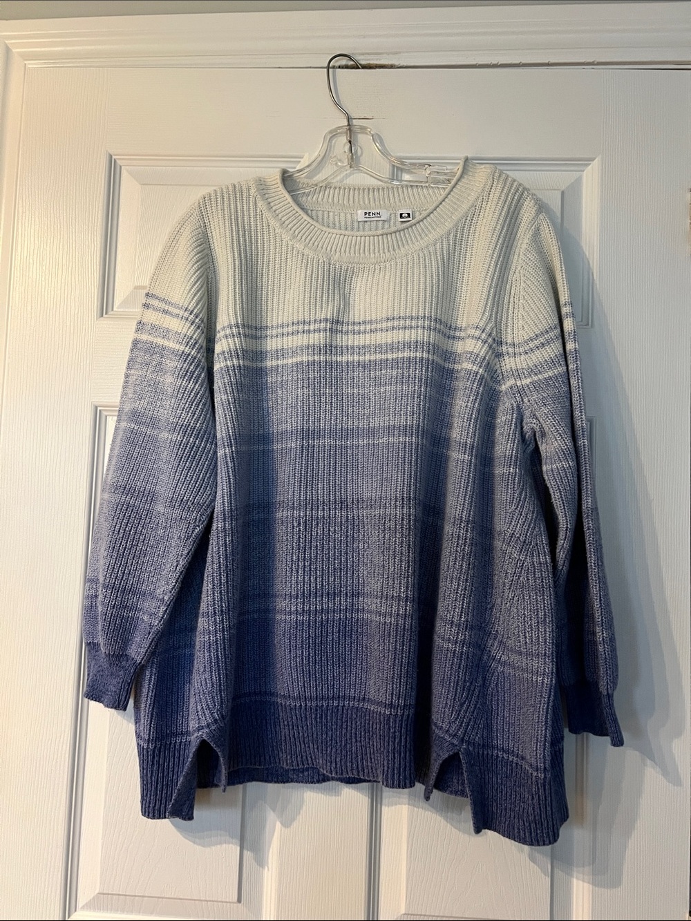 Penningtons Ombre Blue Crew Neck Sweater